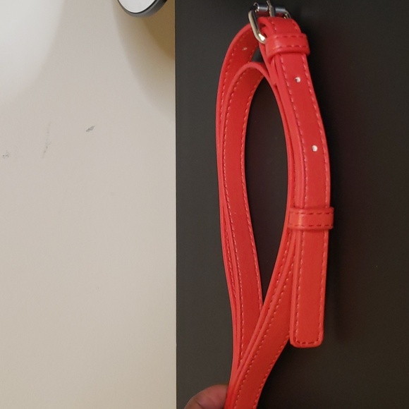 I.N.C. International concepts red crossbody bag with silver studs - Picture 7 of 10